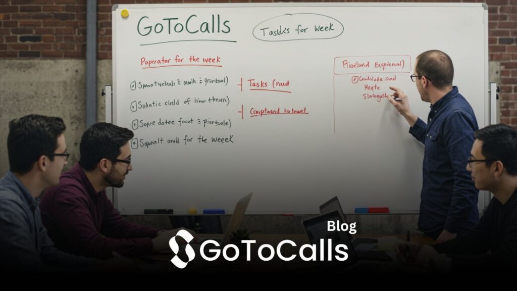 Black and Red Modern Podcast YouTube Thumbnail - GoToCalls Virtual Assistants